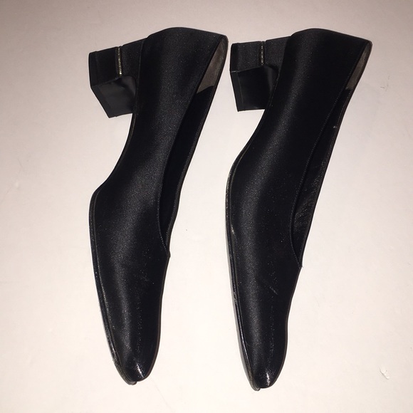 SALVATORE FERRAGAMO Florence black Satin jeweled✨ - Picture 5 of 8